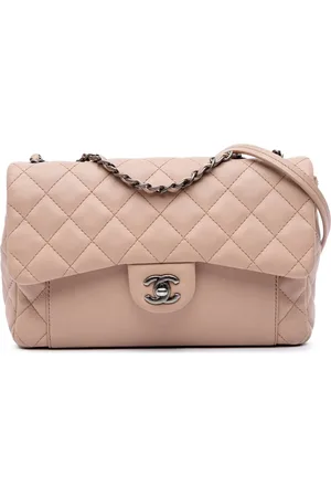 CHANEL 2015-2016 Medium CC Quilted Calfskin Single Flap shoulder bag