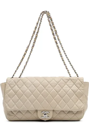 CHANEL 2010-2011 Jumbo Quilted Lambskin Coco Rain Flap shoulder bag