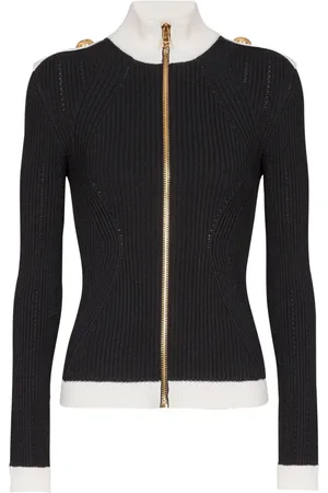 Balmain Ribbed-knit cardigan
