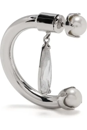 ALAN CROCETTI Pearl fantasy clear drip earring