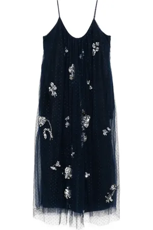 BIYAN Tulle gathered camisole dress