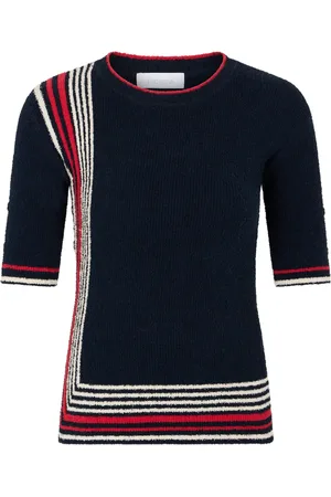 Paco rabanne Striped knitted top