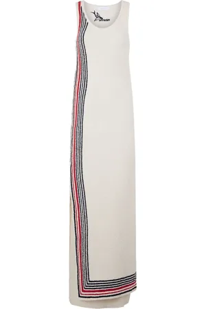 Paco rabanne Striped sleeveless maxi dress