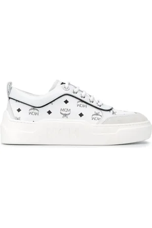 MCM Logo-print leather sneakers