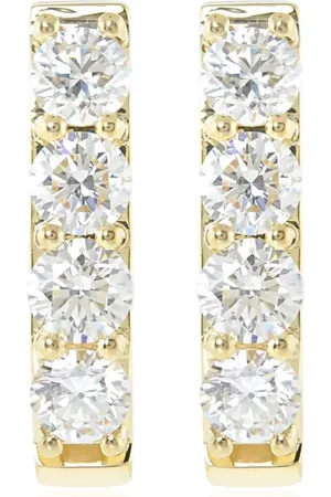 ALINKA 18kt yellow Linka Grande diamond hoop earrings
