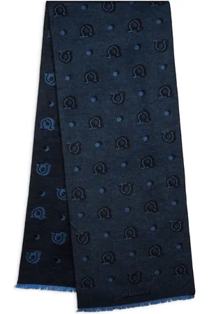 Salvatore Ferragamo Patterned-jacquard silk scarf