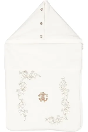 Roberto Cavalli Logo-print cotton sleep bag