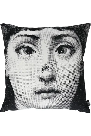 FORNASETTI Ape photograph-print cushion