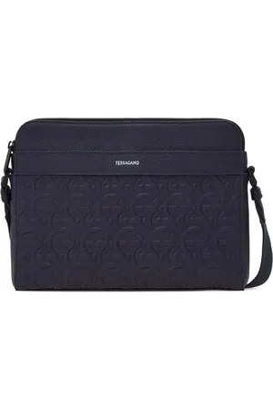 Salvatore Ferragamo Gancini-embossed shoulder bag