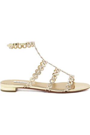Aquazzura Infinity Chain flat sandals