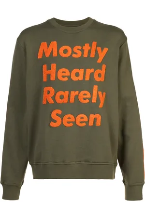 MOSTLY HEARD RARELY SEEN Logo patch sweatshirt