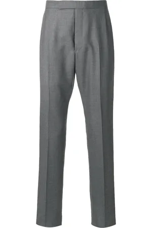 Thom Browne Backstrap cropped tailored trousers