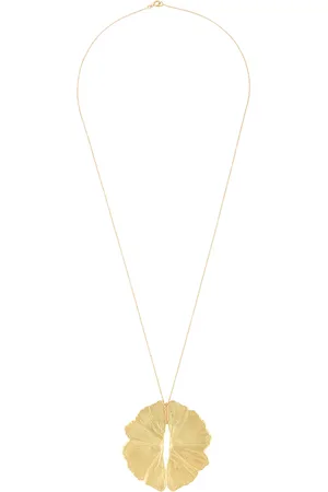 Lara Melchior Leaf pendant necklace