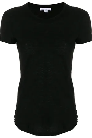 James Perse Sheer slub crew neck tee