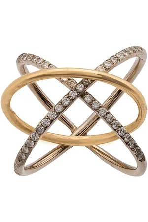 CHARLOTTE CHESNAIS 18kt gold XO diamond ring