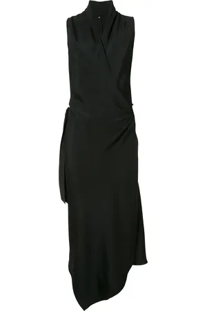 PETER COHEN Victor wrap-style silk dress