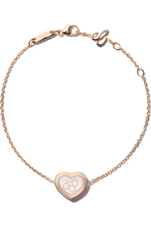 Chopard 18kt rose gold Happy Diamonds Icons bracelet