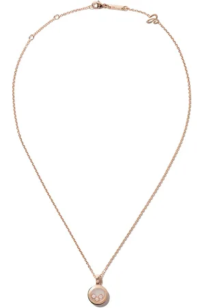 Chopard 18kt rose gold Happy Diamonds Icons necklace