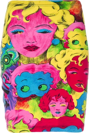 VERSACE 1990s Betty Boop print skirt