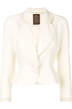 John Galliano Pre-Owned Cut-out detail fitted blazer