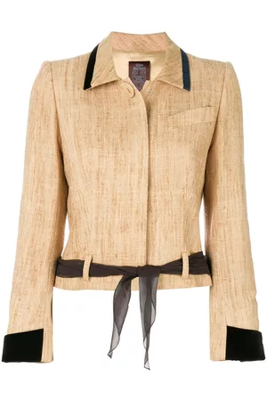 John Galliano Pre-Owned Tied waist jacket