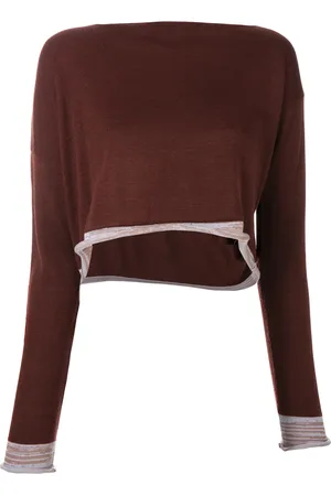 Comme des Garçons 1991 asymmetric knitted blouse