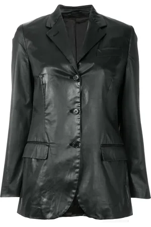 Helmut Lang Notched lapel buttoned jacket