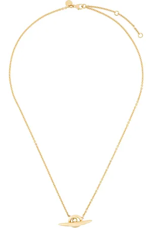 SHAUN LEANE Arc toggle bar necklace