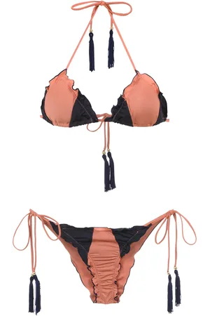Brigitte Triangle top bikini set