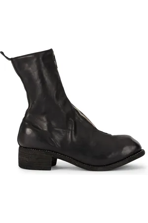 GUIDI Front zip ankle boots