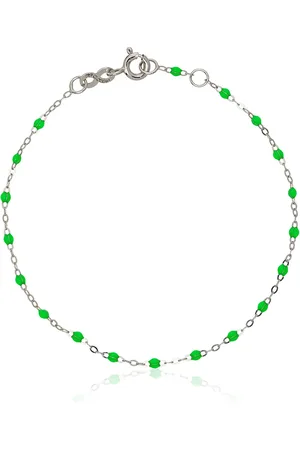 GIGI CLOZEAU 18kt white gold beaded bracelet