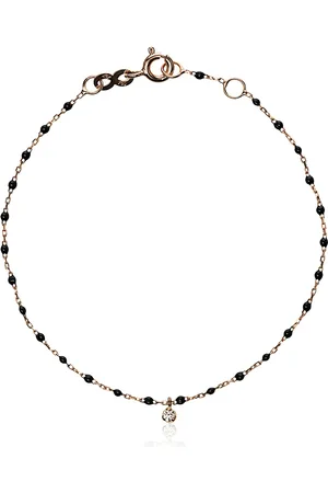 GIGI CLOZEAU 18kt rose gold Mini Gigi diamond and beaded bracelet