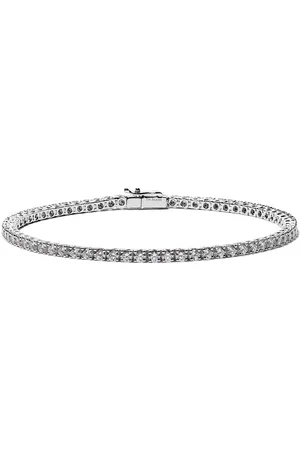 De Beers 18kt white gold Eternity Line diamond bracelet