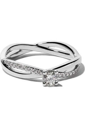 De Beers Platinum My First De Beers Infinity solitaire diamond ring