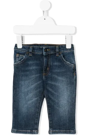 Dolce & Gabbana Logo-appliqué washed jeans