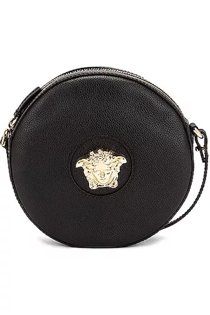 VERSACE Medusa Shoulder Bag in Light Pink & Oro