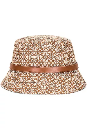 Loewe Bucket Hat Anagram in Tan & Pecan
