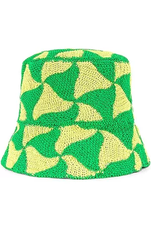 Bottega Veneta Bucket Hat in Parakeet & Kiwi