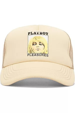 Pleasures X Playboy Magazine Trucker Hat in Tan