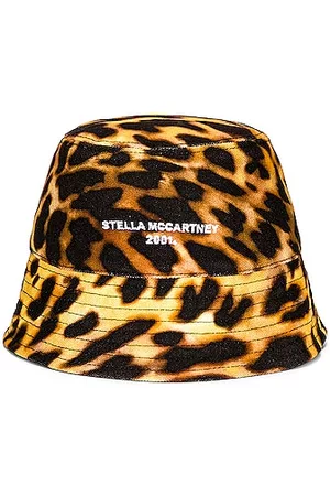 Stella McCartney Printed Eco Bucket Hat in Natural &