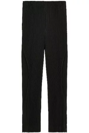 HOMME PLISSÉ ISSEY MIYAKE Bow Straight Pant in Coke Gray