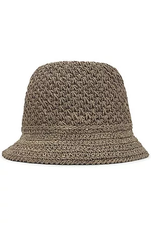 Janessa Leone Harriet Packable Hat in Dark Sage
