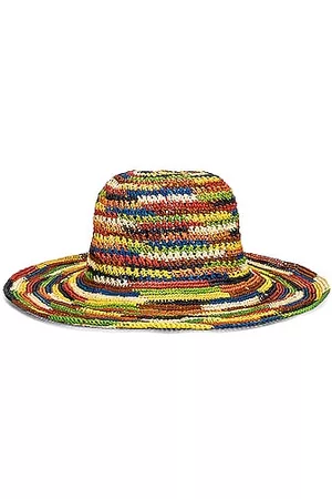 SENSI STUDIO Hippie Fiesta Hat in Multicolor