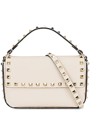 VALENTINO GARAVANI: Rockstud bag in leather - Pink  Valentino Garavani shoulder  bag 3W2B0M41AZS online at