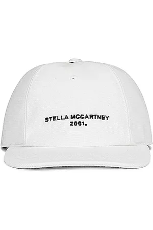 Stella McCartney Cotton Baseball Hat in Frost