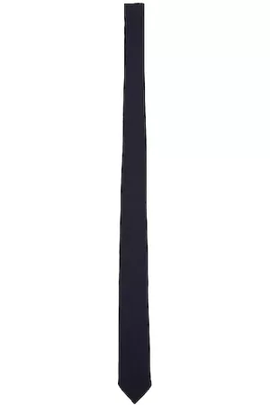 Thom Browne Varsity Pique Tie in Navy