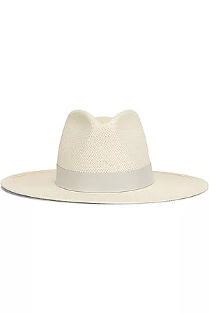 Janessa Leone Hamilton Packable Hat in Bleach