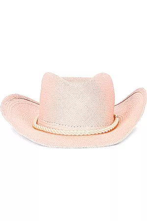 GLADYS TAMEZ MILLINERY Zuma Cowboy Hat in Dusty Pink