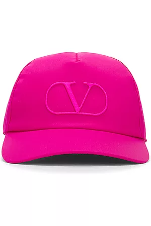 VALENTINO GARAVANI Valentino V Logo Signature Baseball Hat in Pink PP