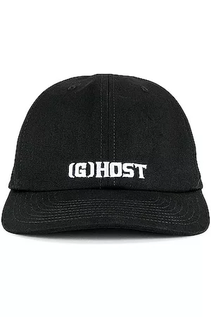 RAF SIMONS Cap With Embroidery And R Pin in Black